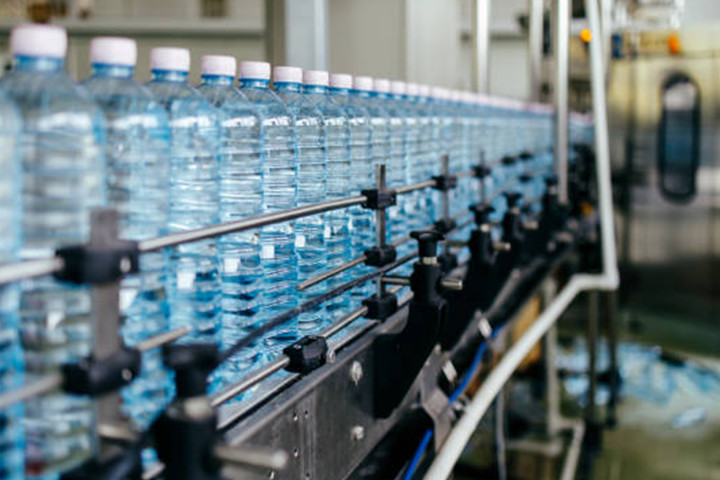 Bottled water factory